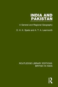 Cover image for India and Pakistan: A General and Regional Geography