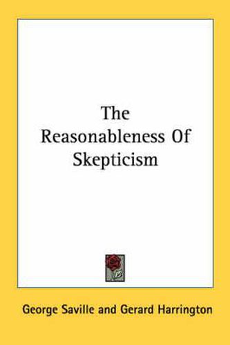 Cover image for The Reasonableness of Skepticism