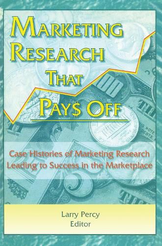 Cover image for Marketing Research That Pays Off: Case Histories of Marketing Research Leading to Success in the Marketplace