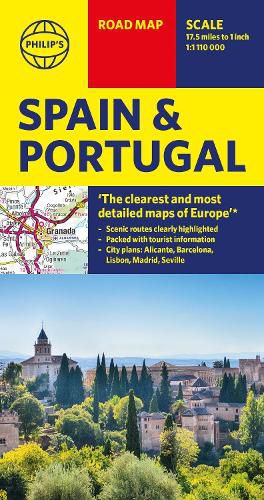 Cover image for Philip's Spain and Portugal Road Map