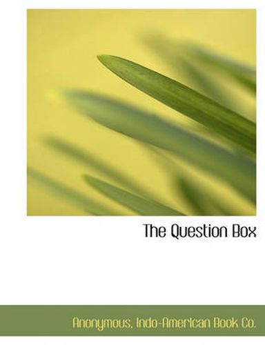 Cover image for The Question Box