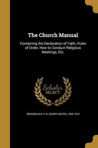 Cover image for The Church Manual
