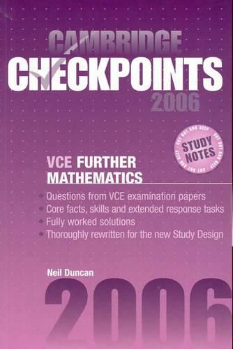 Cover image for Cambridge Checkpoints VCE Further Mathematics 2006