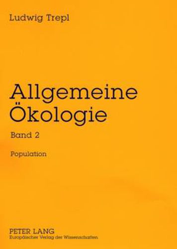 Cover image for Allgemeine Oekologie: Band 2- Population