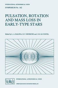 Cover image for Pulsation, Rotation and Mass Loss in Early-Type Stars: Proceedings of the 162nd Symposium of the International Astronomical Union, Held in Antibes-Juan-Les-Pins, France, October 5-8, 1993