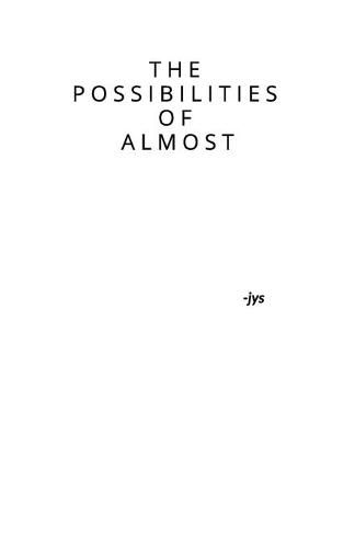 Cover image for The Possibilities of Almost