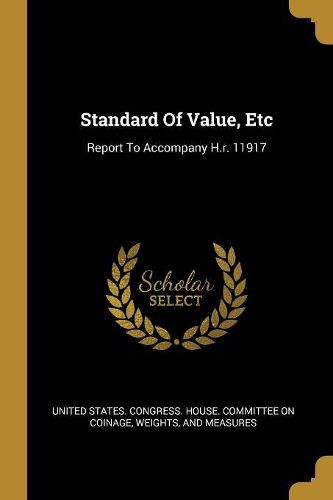 Cover image for Standard Of Value, Etc