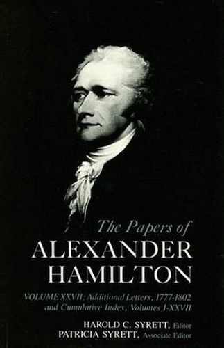 Cover image for Cumulative Index to the  Papers of Alexander Hamilton