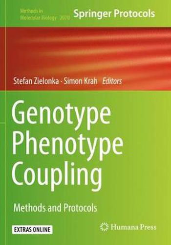 Cover image for Genotype Phenotype Coupling: Methods and Protocols