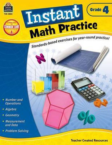 Cover image for Instant Math Practice Grade 4