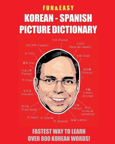 Cover image for Fun & Easy! Korean - Spanish Picture Dictionary