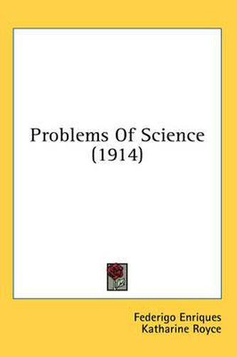 Cover image for Problems of Science (1914)