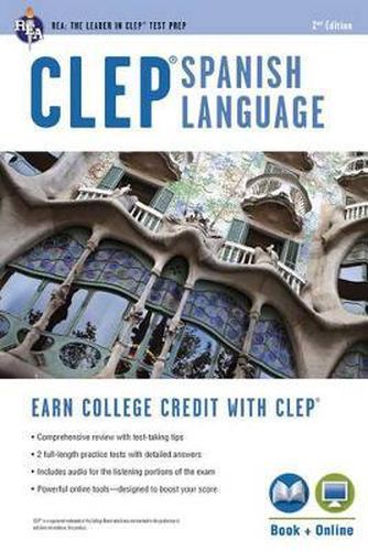 Cover image for Clep(r) Spanish Language Book + Online