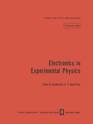 Cover image for Electronics in Experimental Physics