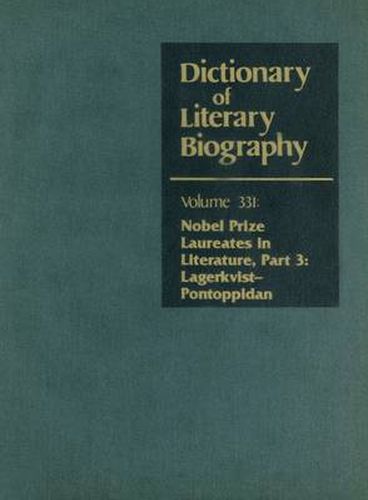 Cover image for Dlb 331: Nobel Prize Laureates in Literature, Volume 3