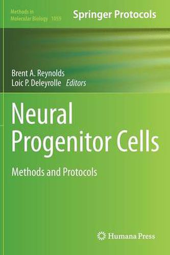 Cover image for Neural Progenitor Cells: Methods and Protocols