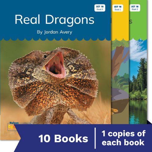 Cover image for Nelson Decodable Readers Set 18 Syllable Division Set Pack x 10