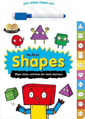 Cover image for Help with Homework: My First Shapes: Wipe-Clean Workbook for 2+ Year-Olds