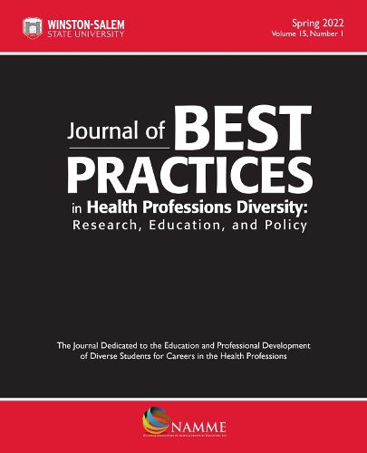 Cover image for Journal of Best Practices in Health Professions Diversity, Spring 2022, Volume 15, Number 1