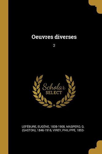 Cover image for Oeuvres diverses