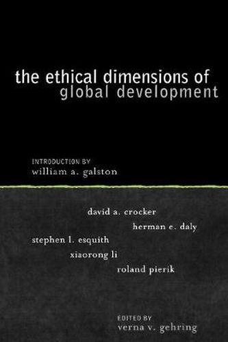 Cover image for Ethical Dimensions of Global Development