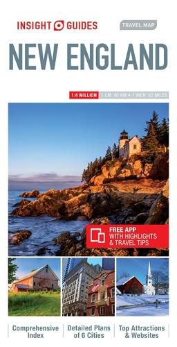 Cover image for Insight Guides Travel Map New England