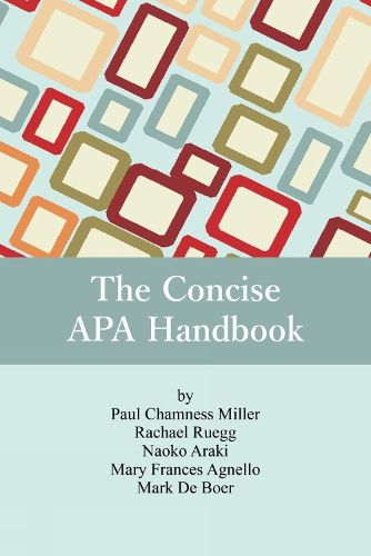 Cover image for The Concise APA Handbook