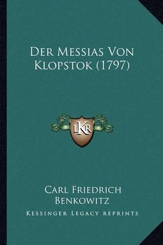 Cover image for Der Messias Von Klopstok (1797)