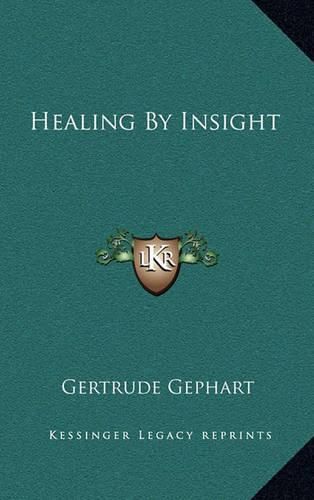 Cover image for Healing by Insight