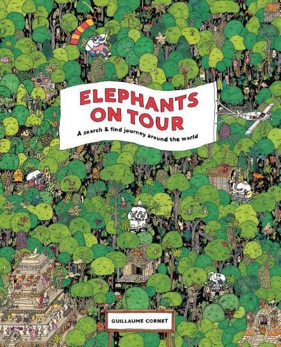 Cover image for Elephants on Tour: A Search & Find Journey Around the World