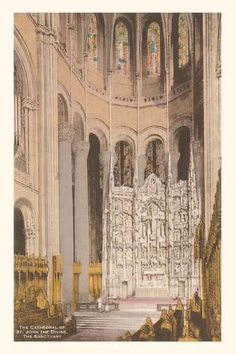 Vintage Journal Interior, St. John the Divine, New York City