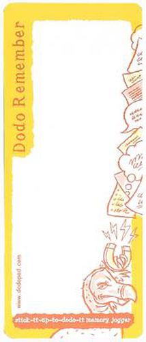 Cover image for Dodo Remember Magnetic Notes and Lists Pad: Stick-it-Up-to-Dodo-it Memory Jogger