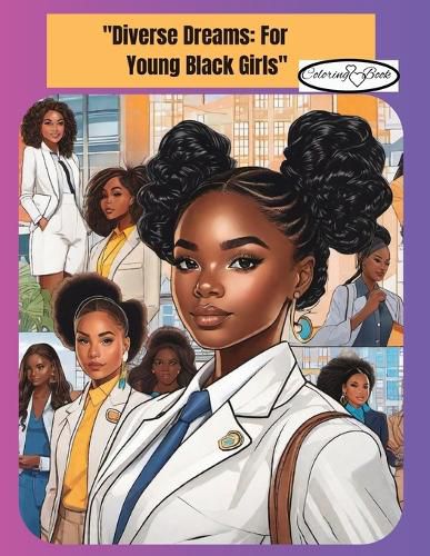 Cover image for "Inspiring Black Girls to Shine" Coloring Book