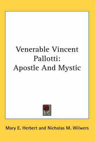 Cover image for Venerable Vincent Pallotti: Apostle and Mystic