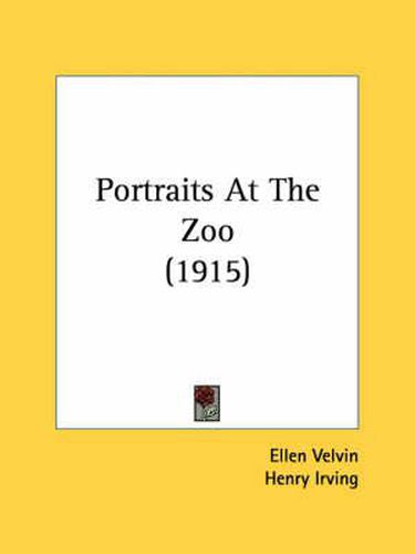 Cover image for Portraits at the Zoo (1915)