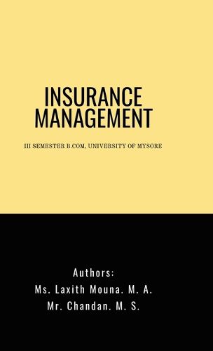 Cover image for Insurance Management