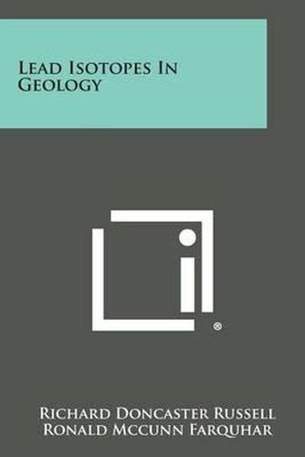 Cover image for Lead Isotopes in Geology