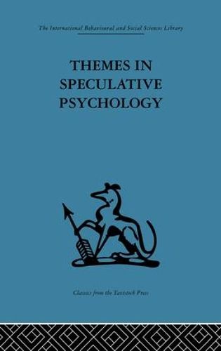 Cover image for Themes in Speculative Psychology