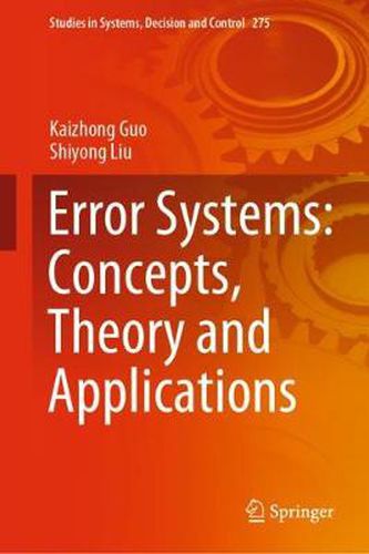 Cover image for Error Systems: Concepts, Theory and Applications