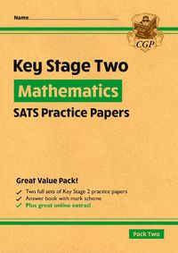 Cover image for New KS2 Maths SATS Practice Papers: Pack 2 - for the 2023 tests (with free Online Extras)