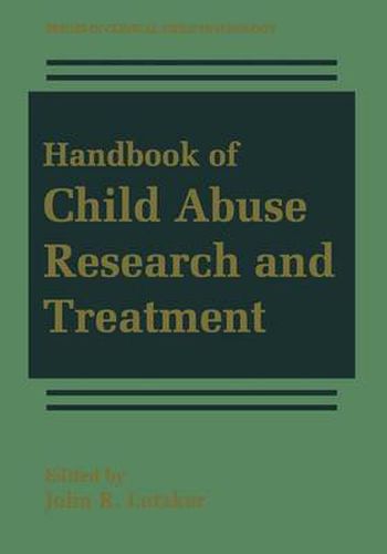 Cover image for Handbook of Child Abuse Research and Treatment