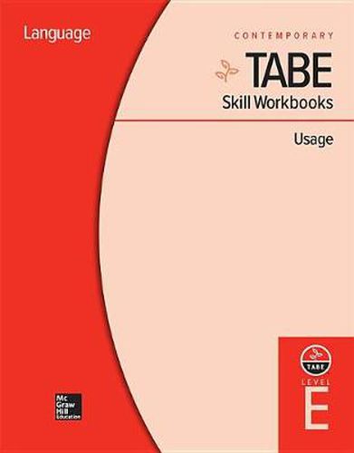Cover image for Tabe Skill Workbooks Level E: Usage (10 Copies)