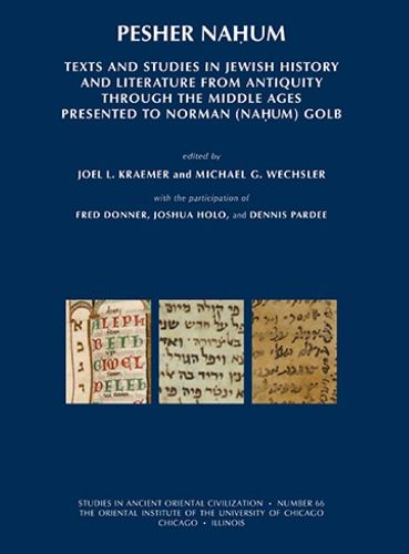 Cover image for Pesher Nahum