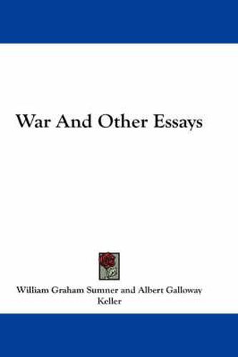 Cover image for War And Other Essays