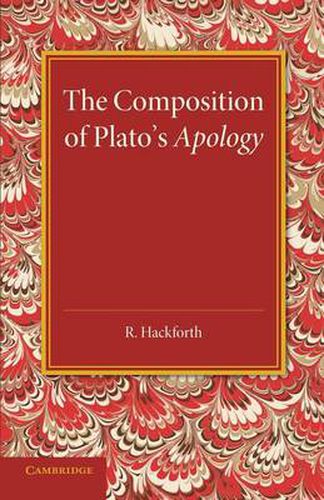 Cover image for The Composition of Plato's Apology