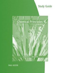 Cover image for Study Guide for Zumdahl/DeCoste's Chemical Principles, 8th