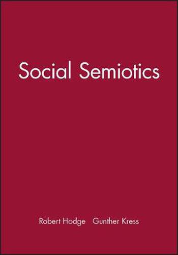 Cover image for Social Semiotics
