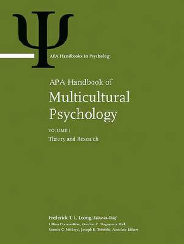 Cover image for APA Handbook of Multicultural Psychology