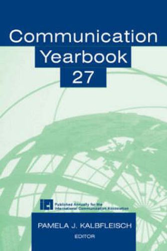 Cover image for Communication Yearbook 27