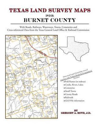 Cover image for Texas Land Survey Maps for Burnet County